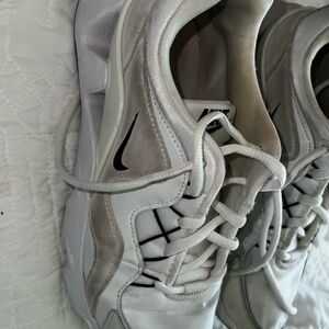 Nike Off-White and Light Gray Sneakers